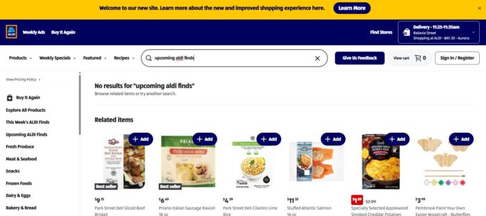 Aldi Website - March 2026 - Upcoming Aldi Finds