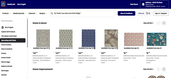 New Aldi Website - March 2026 - Upcoming Aldi Finds