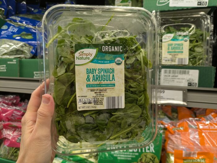 Simply Nature Organic Baby Spinach & Arugula Mix