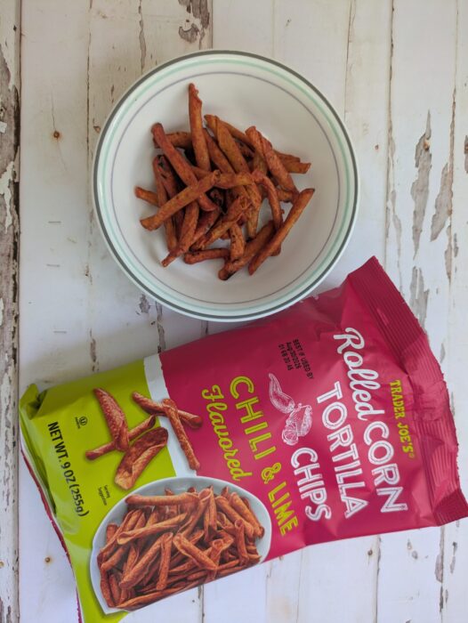 Trader Joe's Chili & Lime Rolled Corn Tortilla Chips 3