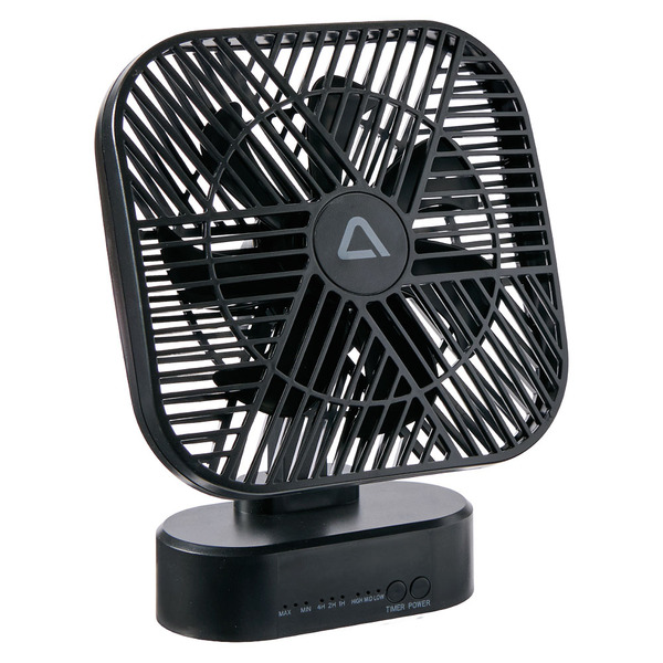 Ambiano 5 Inch Rechargeable Fan - Black