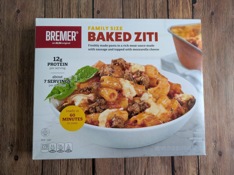 Bremer Family Size Baked Ziti