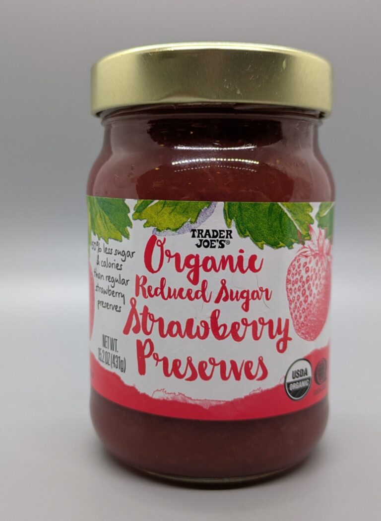 Trader Joe's Organic Reduced Sugar Strawberry Preserves