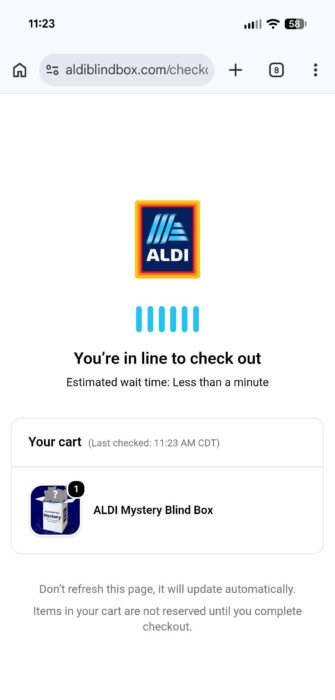 Aldi Blind Box Giveaway 4 - 1123