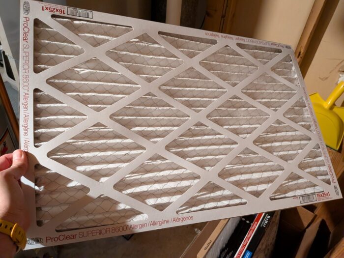 Aldi DuPoint Air Filter - Basement