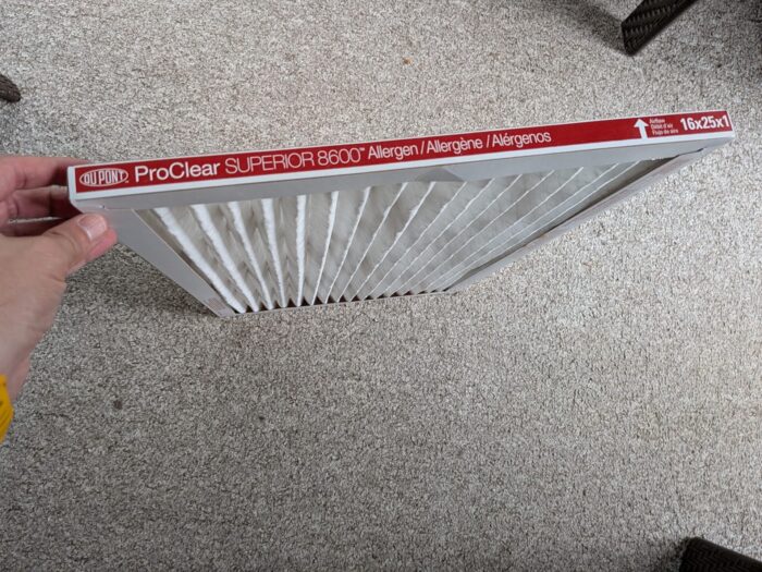 Aldi DuPoint Air Filter - Side