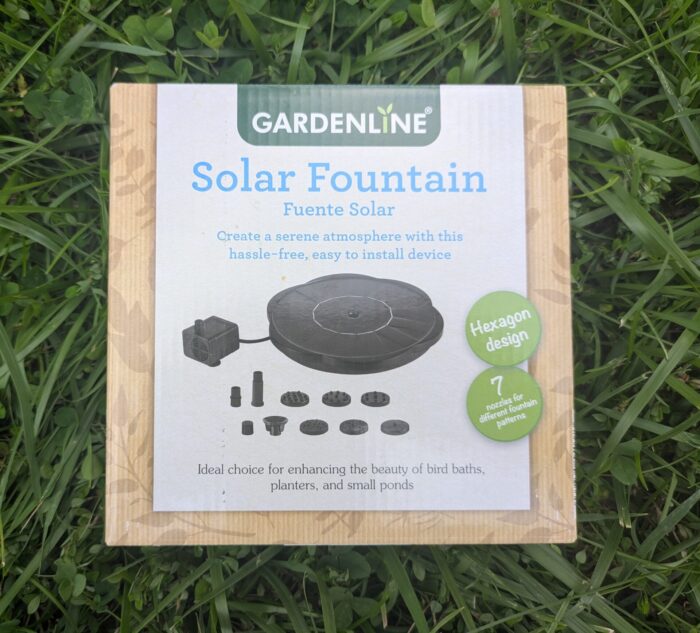 Gardenline Solar Fountain