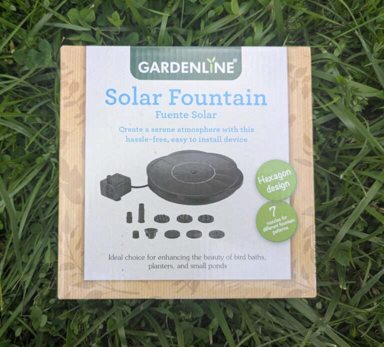 Gardenline Solar Fountain