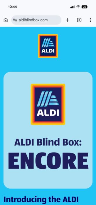 Aldi Encore Box