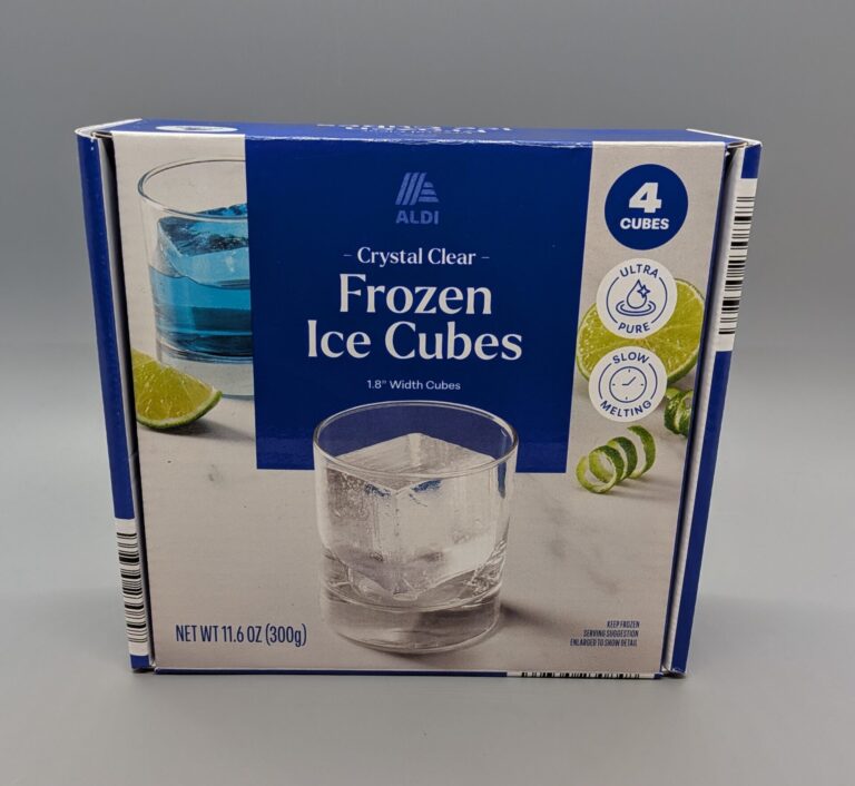 Aldi Crystal Clear Frozen Ice Cubes